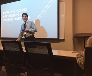 Dr Derek Smith presenting