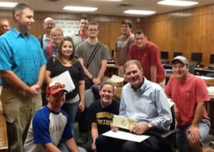Dr Mark Patton and class for web