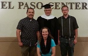 Dr. Nassar and scholarship recipients