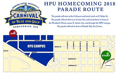 Parade Route Map