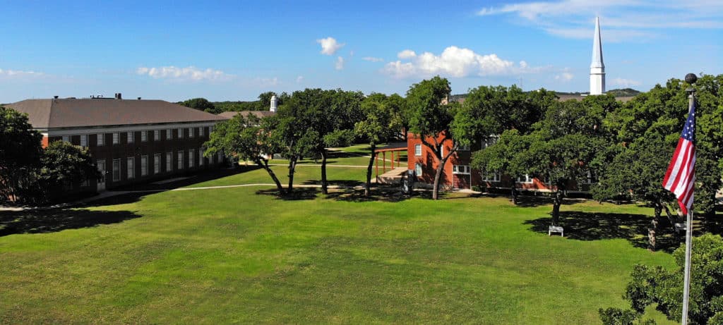 Old Main Park from sky
