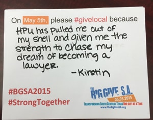 the big give student message for web