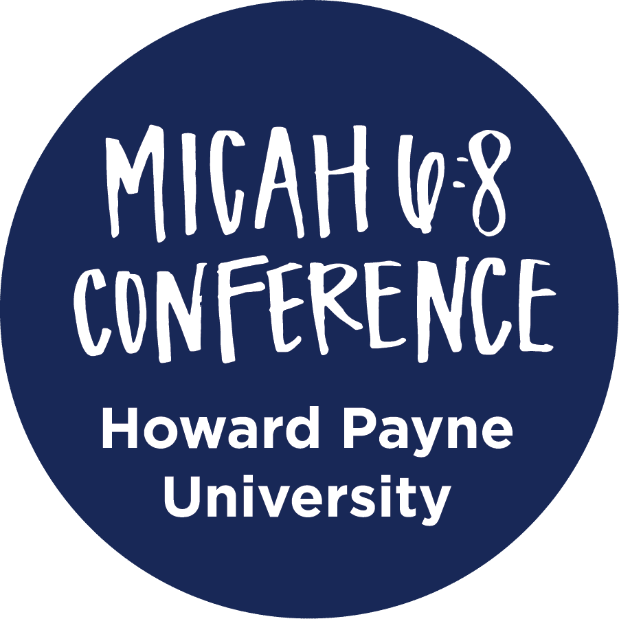 Logo for the Micah 6:8 conference at Howard Payne University. | HPU