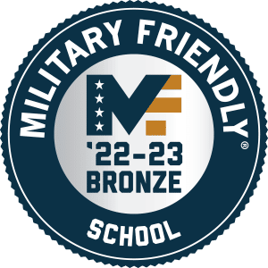 Emblem denoting Howard Payne University's "military friendly '22-'23 bronze school" recognition. | HPU