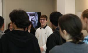 HPU’s Sumner Scholars host a class from Early High School for a tour of the recently renovated Douglas MacArthur Academy of Freedom.